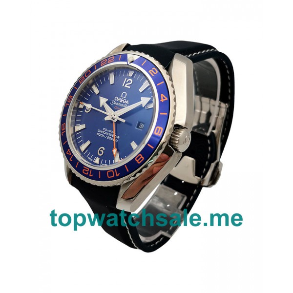 UK Cheap Omega Seamaster Planet Ocean 232.32.44.22.03.001 Replica Watches With Blue Dials For Sale