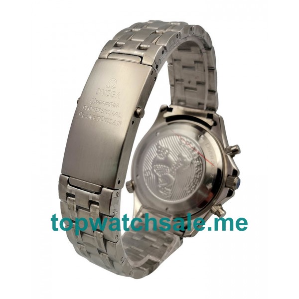 UK AAA Quality Omega Seamaster Chrono Diver 2599.80.00 Replica Watches With Blue Dials For Men
