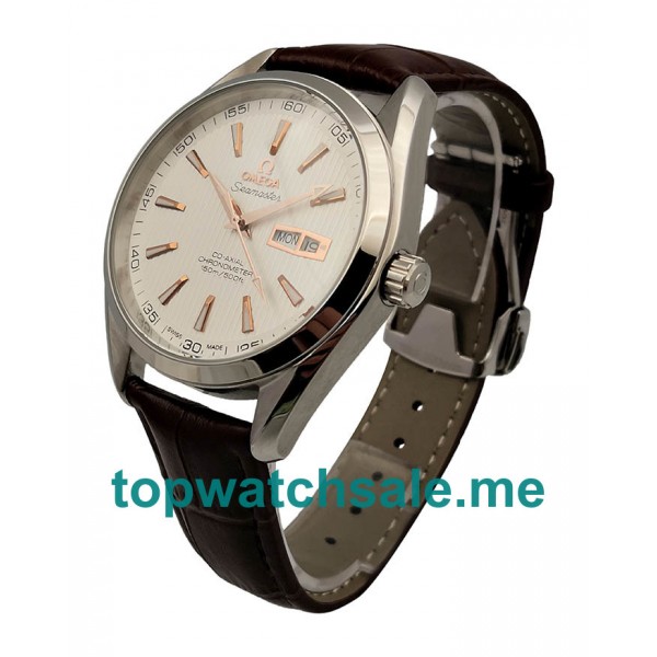 UK AAA Quality Omega Seamaster Aqua Terra 231.13.43.22.02.002 Replica Watches With Silver Dials