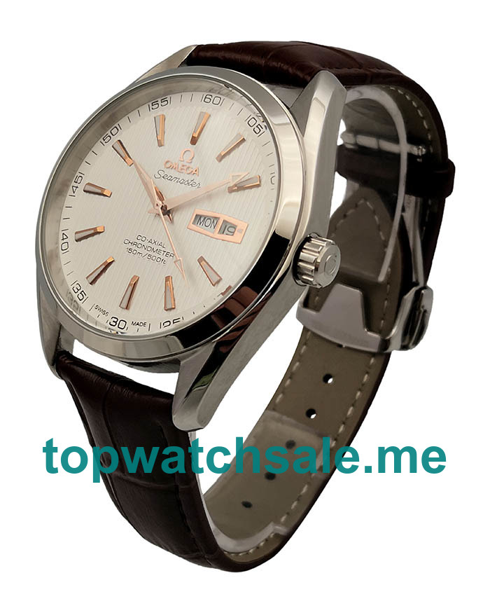 UK AAA Quality Omega Seamaster Aqua Terra 231.13.43.22.02.002 Replica Watches With Silver Dials