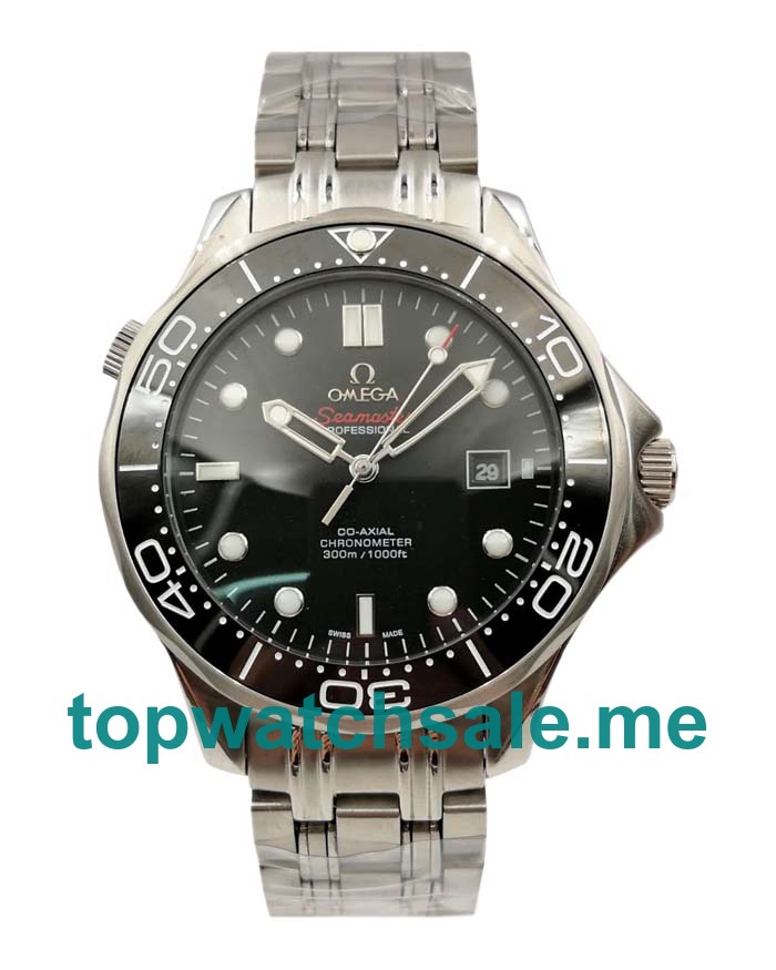 UK High Quality Fake Omega Seamaster 300 M 212.30.41.20.01.003 With Black Dials For Men