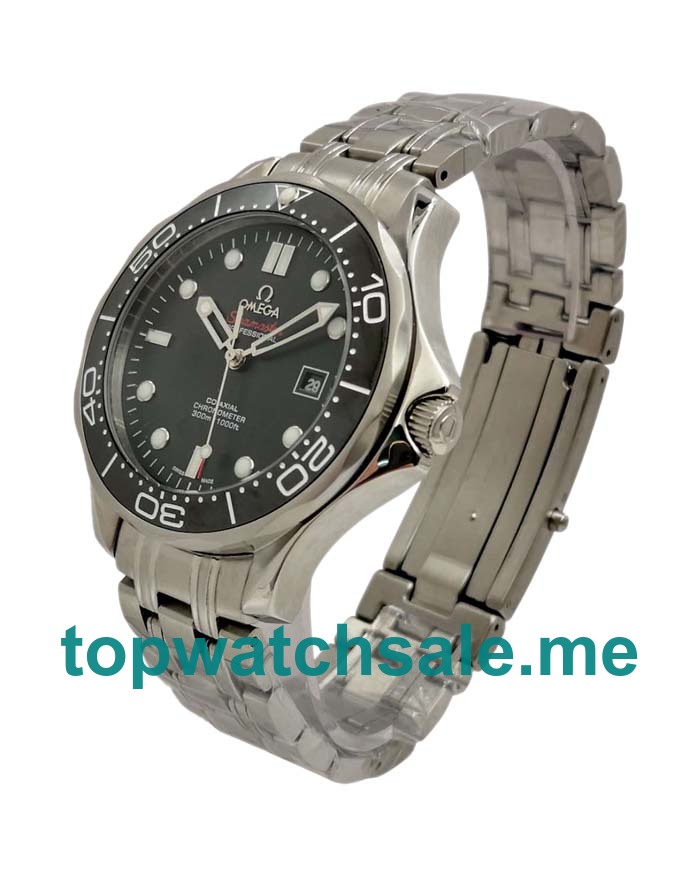 UK High Quality Fake Omega Seamaster 300 M 212.30.41.20.01.003 With Black Dials For Men