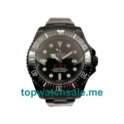 UK Best Quality Rolex Sea-Dweller Deepsea 116660 Replica Watches With Black Dials For Sale