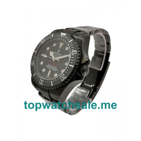 UK Best Quality Rolex Sea-Dweller Deepsea 116660 Replica Watches With Black Dials For Sale