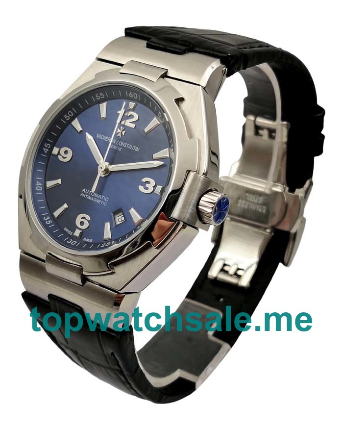 UK 1:1 Wholesale Replica Vacheron Constantin Overseas Watches With Blue Dials For Sale