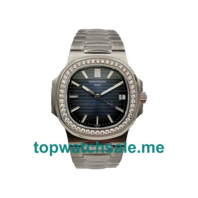 UK Perfect Replica Patek Philippe Nautilus 5713/1G-01 Watches With Blue Dials For Men