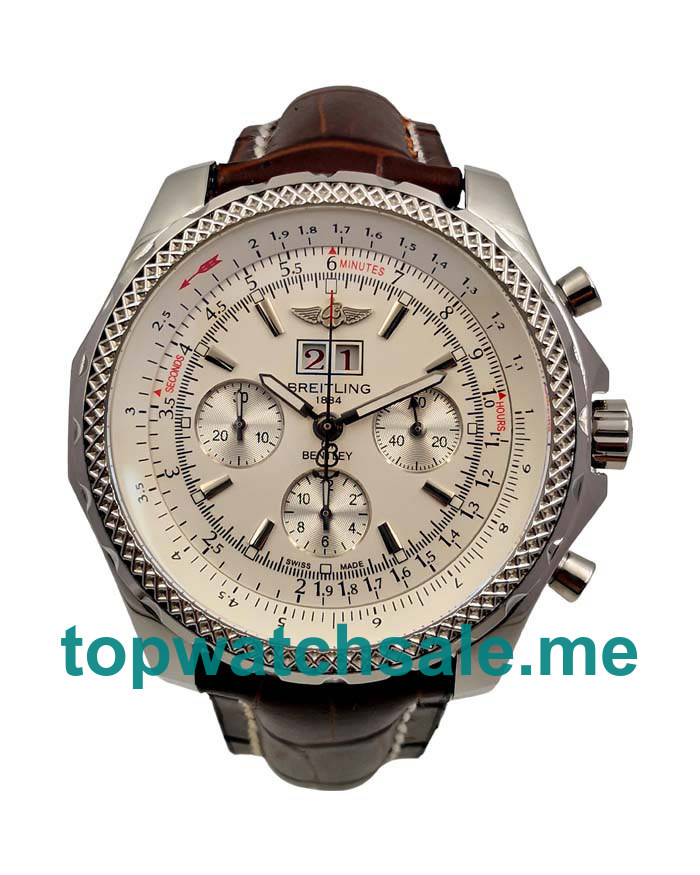 AAA Quality Breitling Bentley 6.75 A44362 Replica Watches With White Dials For Men