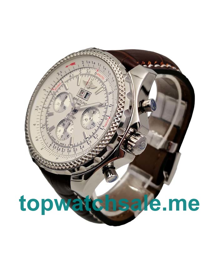 AAA Quality Breitling Bentley 6.75 A44362 Replica Watches With White Dials For Men