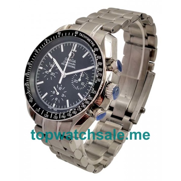 UK Best 1:1 Omega Speedmaster 3570.50.00 Replica Watches With Black Dials For Men