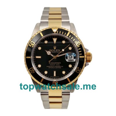 UK Best 1:1 Rolex Submariner 116613 LN Replica Watches With Black Dials For Men