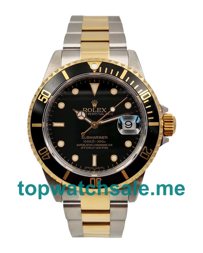 UK Best 1:1 Rolex Submariner 116613 LN Replica Watches With Black Dials For Men