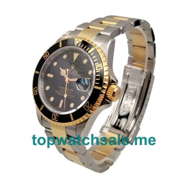 UK Best 1:1 Rolex Submariner 116613 LN Replica Watches With Black Dials For Men