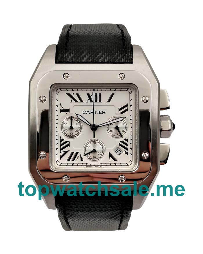 Cartier Replica Santos 100 W20090X8 - 41 MM