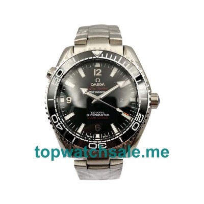 UK Top Quality Omega Seamaster Planet Ocean 215.30.44.21.01.001 Replica Watches With Black Dials For Men