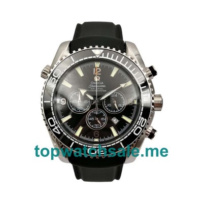 UK AAA Quality Omega Seamaster Planet Ocean Chrono 2210.52.00 Replica Watches With Black Dials Online