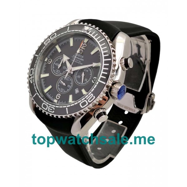 UK AAA Quality Omega Seamaster Planet Ocean Chrono 2210.52.00 Replica Watches With Black Dials Online