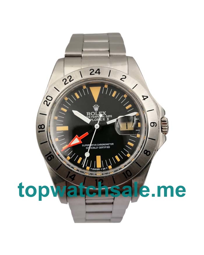 UK Perfect Replica Rolex Explorer II 1655 Watches With Black Dials For Men