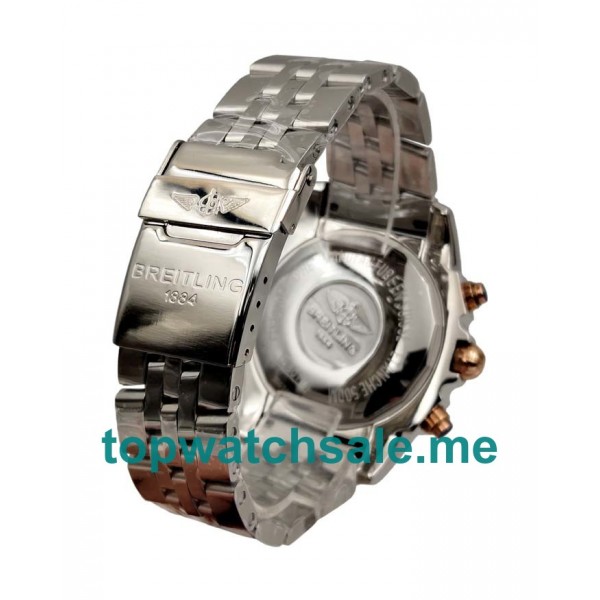 UK Best 1:1 Fake Breitling Chronomat IB0110 With Black Dials For Men