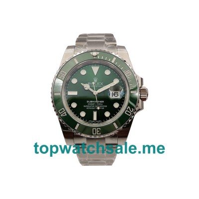 Replica Rolex Submariner Date 116610LV 2018 N V9S Stainless Steel 904L Green Dial Swiss 2836-2