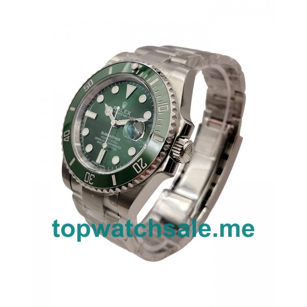 Replica Rolex Submariner Date 116610LV 2018 N V9S Stainless Steel 904L Green Dial Swiss 2836-2