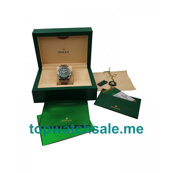 Replica Rolex Submariner Date 116610LV 2018 N V9S Stainless Steel 904L Green Dial Swiss 2836-2