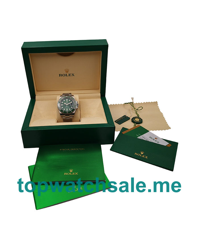 Replica Rolex Submariner Date 116610LV 2018 N V9S Stainless Steel 904L Green Dial Swiss 2836-2