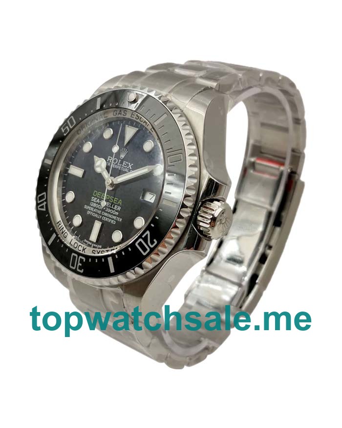 Replica Rolex Sea-Dweller Deepsea 116660 V7 Stainless Steel D-Blue Dial Swiss 3135