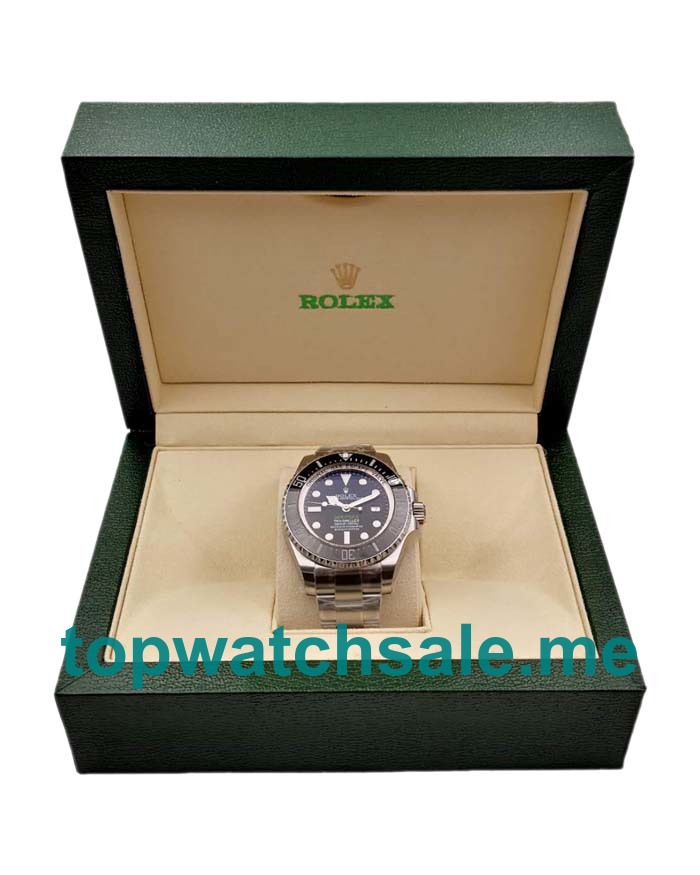 Replica Rolex Sea-Dweller Deepsea 116660 V7 Stainless Steel D-Blue Dial Swiss 3135