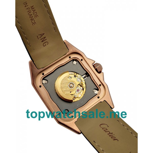 UK Best 1:1 Cartier Santos 100 W20108Y1 Replica Watches With Silver Dials For Women