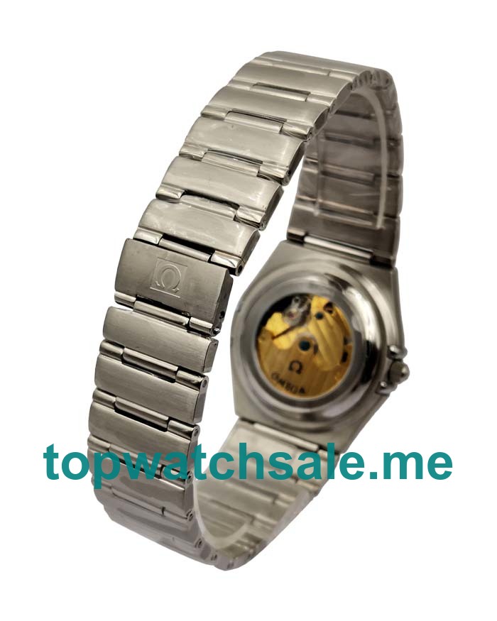 UK Best 1:1 Omega Constellation 1502.35.00 Replica Watches With White Dials For Sale