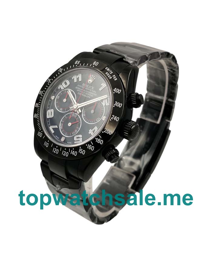 UK Best 1:1 40 MM Rolex Daytona 116509 Replica Watches With Blue Dials For Men