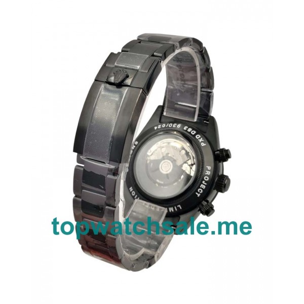 UK Best 1:1 40 MM Rolex Daytona 116509 Replica Watches With Blue Dials For Men