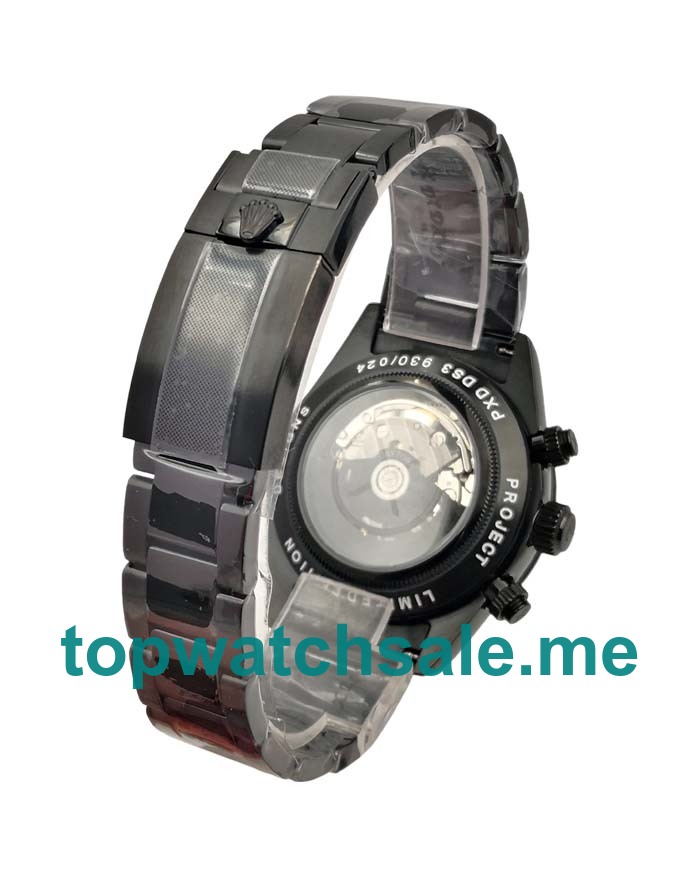 UK Best 1:1 40 MM Rolex Daytona 116509 Replica Watches With Blue Dials For Men
