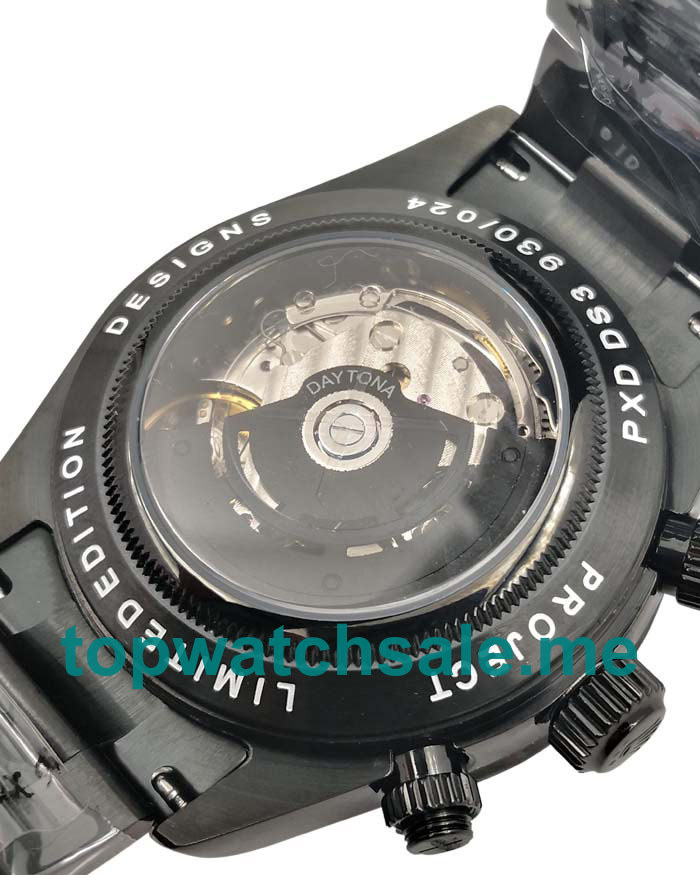 UK Best 1:1 40 MM Rolex Daytona 116509 Replica Watches With Blue Dials For Men