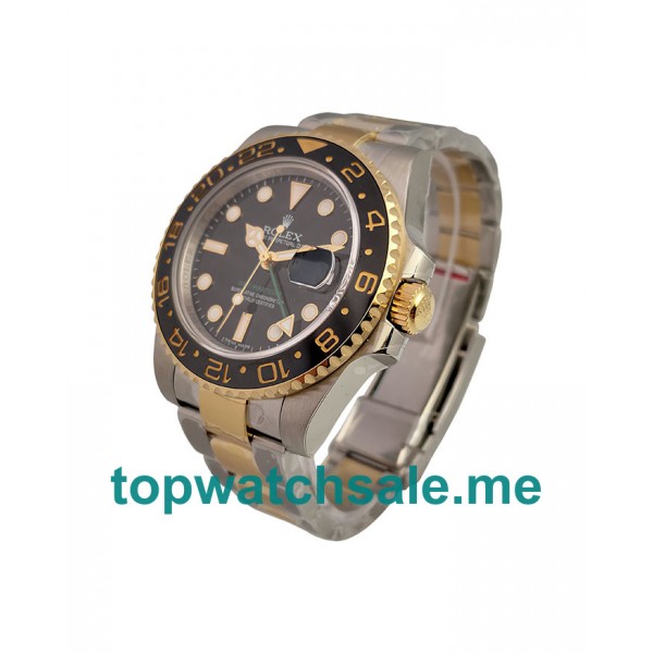 UK Best 1:1 Rolex GMT-Master II 116713 LN Replica Watches With Black Dials For Men