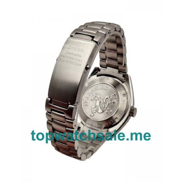 UK Best 1:1 Fake Omega Seamaster Planet Ocean GMT 232.30.44.22.01.001 Watches With Black Dials For Men