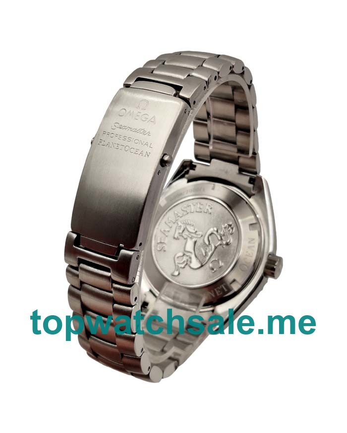 UK Best 1:1 Fake Omega Seamaster Planet Ocean GMT 232.30.44.22.01.001 Watches With Black Dials For Men