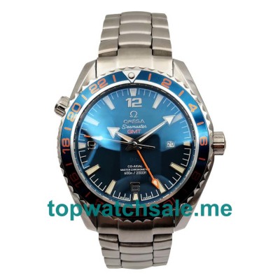 UK AAA Quality Omega Seamaster Planet Ocean 232.30.44.22.03.001 Replica Watches With Blue Dials For Men