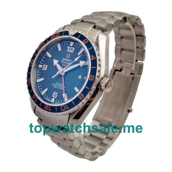 UK AAA Quality Omega Seamaster Planet Ocean 232.30.44.22.03.001 Replica Watches With Blue Dials For Men