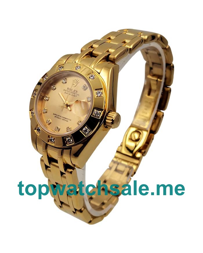 Rolex Replica Pearlmaster 81318 - 28 MM