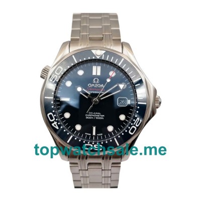 UK High Quality Omega Seamaster 300 M 212.30.41.20.03.001 Replica Watches With Blue Dials For Men
