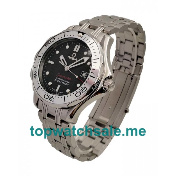 UK AAA Quality Omega Seamaster 300 M 2251.50 Fake Watches With Black Dials For Men