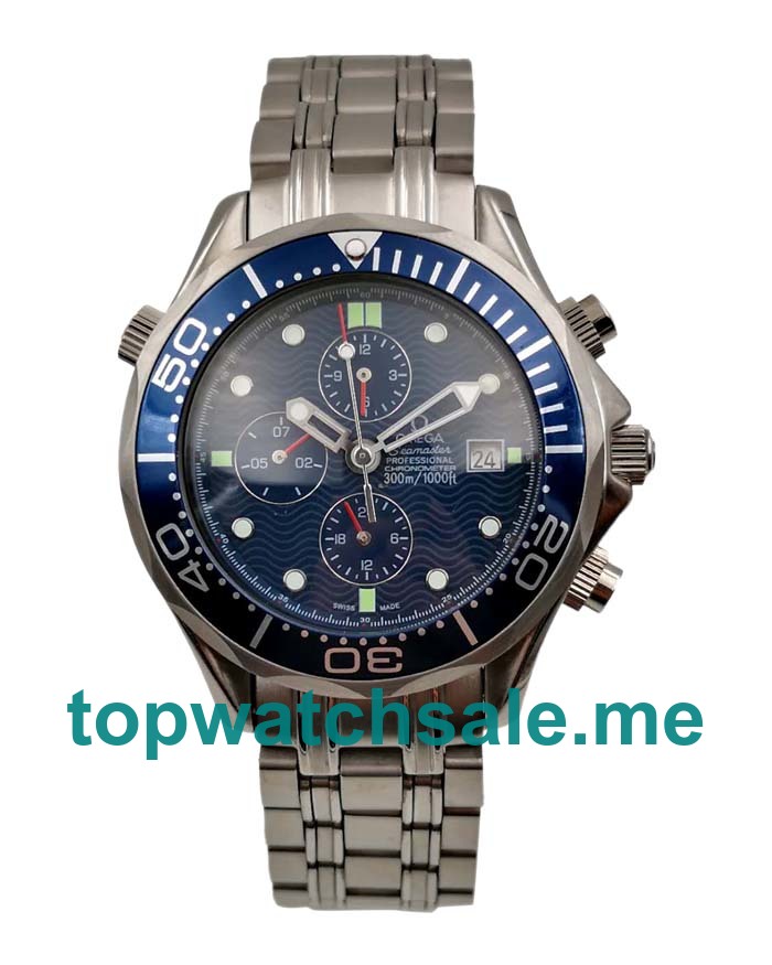 UK Best 1:1 Omega Seamaster 300 M 2599.80 Replica Watches With Blue Dials For Sale