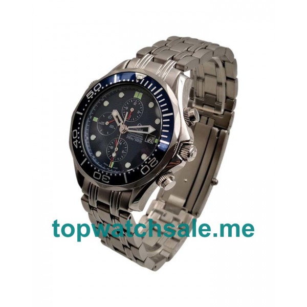 UK Best 1:1 Omega Seamaster 300 M 2599.80 Replica Watches With Blue Dials For Sale