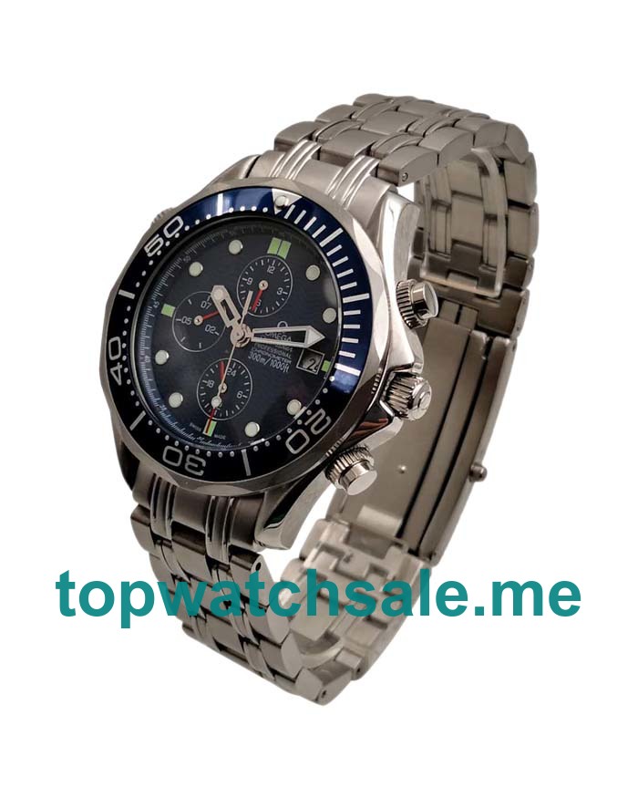 UK Best 1:1 Omega Seamaster 300 M 2599.80 Replica Watches With Blue Dials For Sale