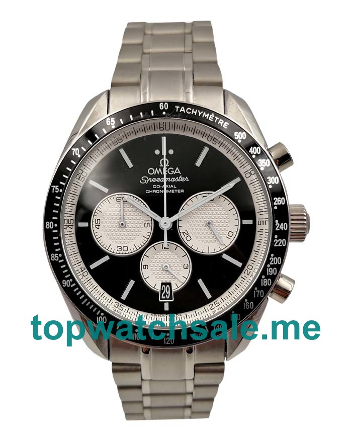 UK AAA Quality Omega Speedmaster Racing 326.30.40.50.01.002 Replica Watches With Black Dials For Sale