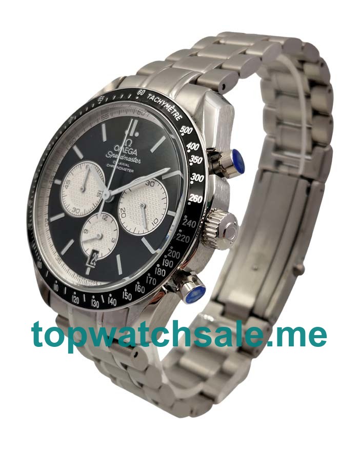 UK AAA Quality Omega Speedmaster Racing 326.30.40.50.01.002 Replica Watches With Black Dials For Sale