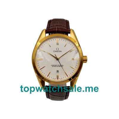UK Best 1:1 Omega De Ville Hour Vision 432.53.40.21.02.001 Replica Watches With White Dials For Men