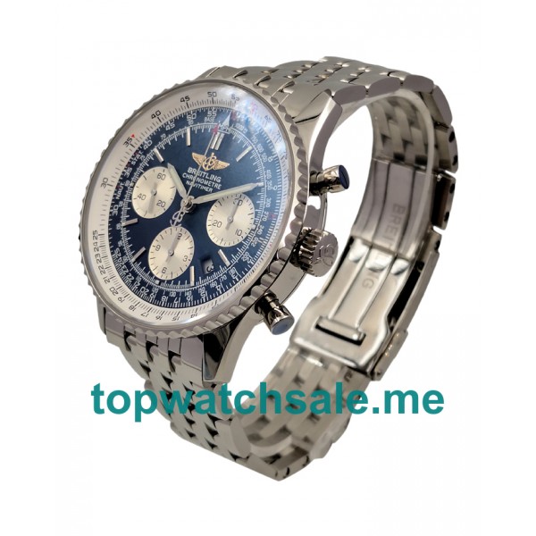 UK AAA Quality Breitling Navitimer A23322 Fake Watches With Blue Dials For Men