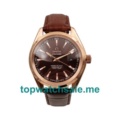 UK Best Quality Omega Seamaster Aqua Terra 231.53.39.21.06.001 Replica Watches With Coffee Dials For Sale